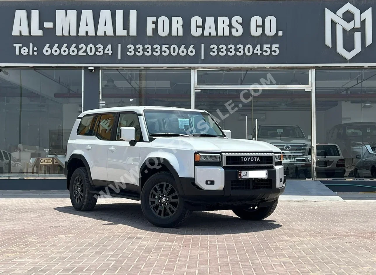 Toyota  Prado  TX Turbo  2025  Automatic  0 Km  6 Cylinder  Four Wheel Drive (4WD)  SUV  White  With Warranty