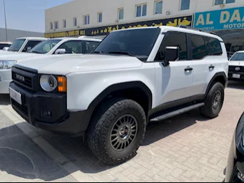 Toyota  Prado  TX Turbo  2025  Automatic  6,000 Km  4 Cylinder  Four Wheel Drive (4WD)  SUV  White  With Warranty