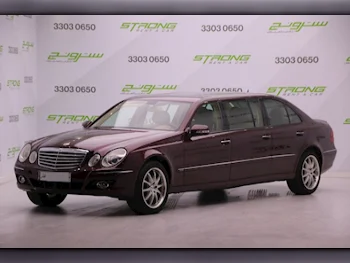 Mercedes-Benz  E-Class  350  2007  Automatic  17,000 Km  6 Cylinder  Rear Wheel Drive (RWD)  Limousine  Maroon