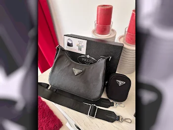 Bags  - Prada  - Black  - Faux Leather  - For Women