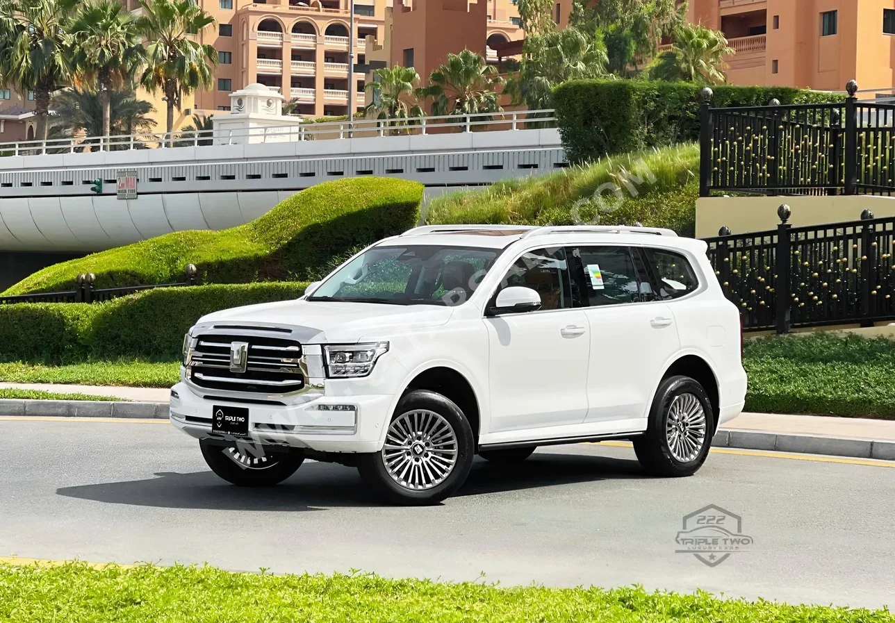 GWM  Tank  500  2025  Automatic  320 Km  6 Cylinder  Four Wheel Drive (4WD)  SUV  White  With Warranty