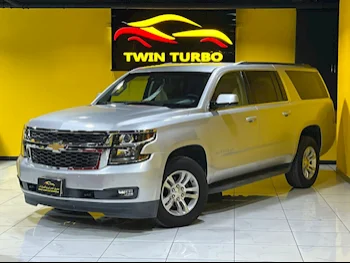 Chevrolet  Suburban  LT  2018  Automatic  147,000 Km  8 Cylinder  Four Wheel Drive (4WD)  SUV  Silver