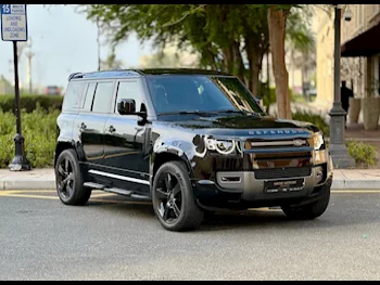 Land Rover  Defender  110 X  2023  Automatic  70,000 Km  8 Cylinder  Four Wheel Drive (4WD)  SUV  Black  With Warranty