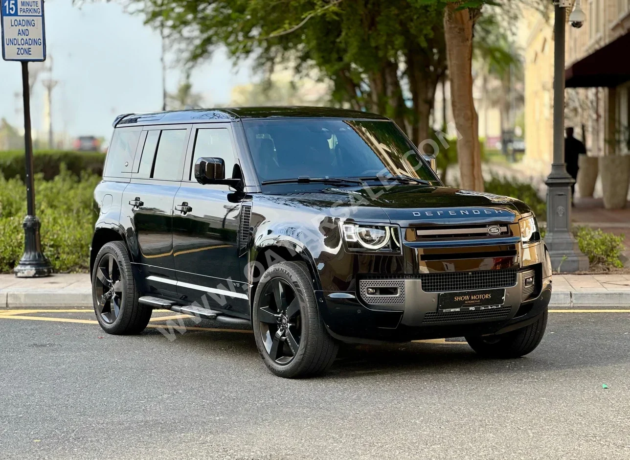 Land Rover  Defender  110 X  2023  Automatic  70,000 Km  8 Cylinder  Four Wheel Drive (4WD)  SUV  Black  With Warranty