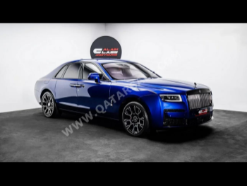 Rolls-Royce  Ghost  Black Badge  2023  Automatic  4,500 Km  12 Cylinder  All Wheel Drive (AWD)  Sedan  Blue