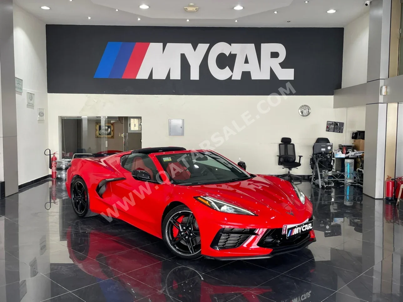 Chevrolet  Corvette  C8  2021  Automatic  32,000 Km  8 Cylinder  Rear Wheel Drive (RWD)  Coupe / Sport  Red