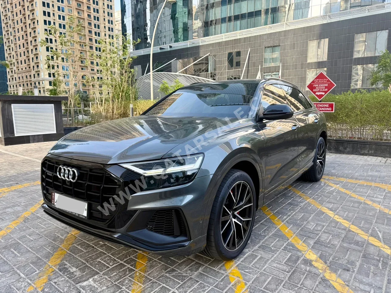 Audi  Q8  S-Line  2020  Automatic  45,000 Km  6 Cylinder  All Wheel Drive (AWD)  SUV  Dark Gray  With Warranty