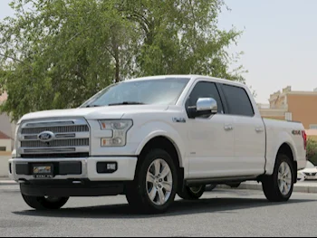 Ford  F  150 Platinum  2016  Automatic  145,000 Km  6 Cylinder  Four Wheel Drive (4WD)  Pick Up  White  With Warranty