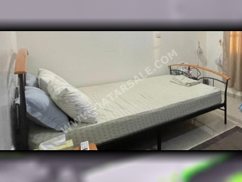 Beds - Queen  - Brown  - Mattress Included