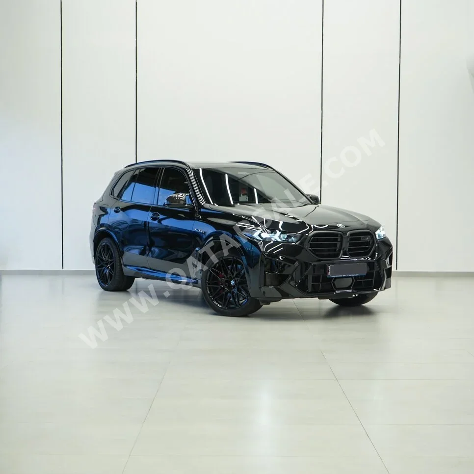 BMW  X-Series  X5 M Competition  2024  Automatic  9,700 Km  8 Cylinder  Four Wheel Drive (4WD)  SUV  Black  With Warranty