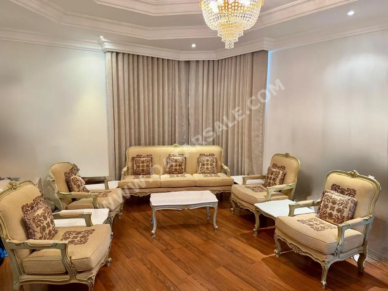 Sofas, Couches & Chairs - Fabric  - Beige