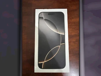 Apple  - Iphone 16  - Pro Max  - Natural Titanium  - 256 GB