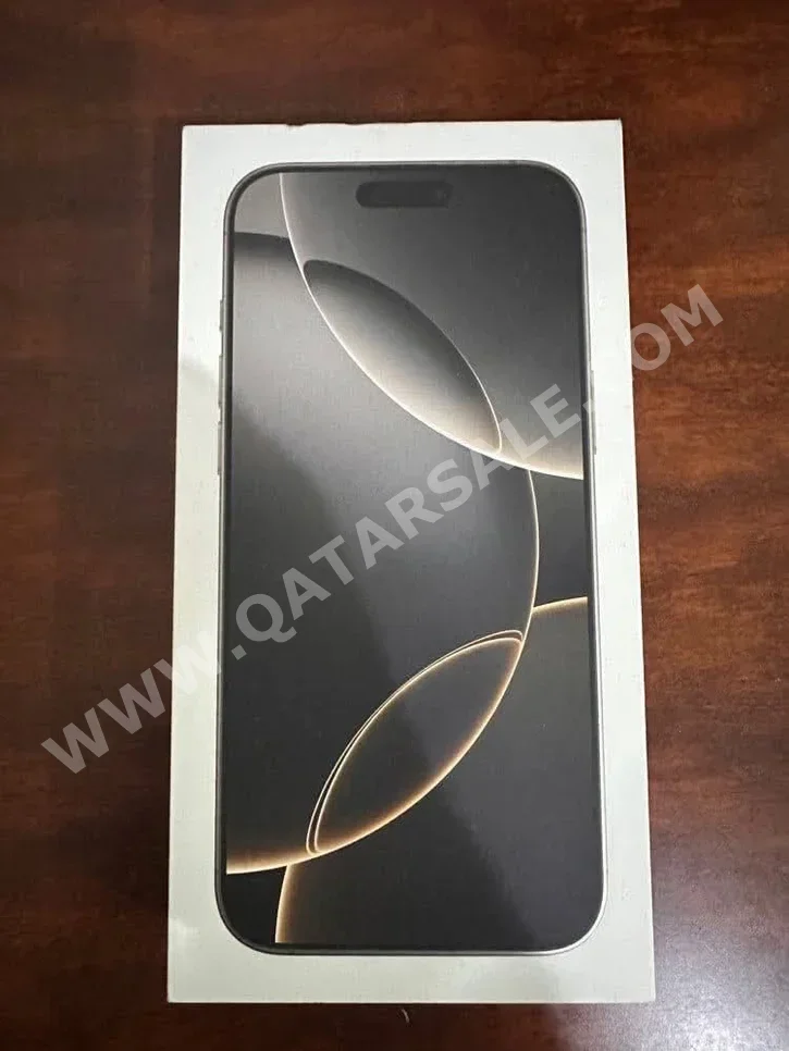 Apple  - Iphone 16  - Pro Max  - Natural Titanium  - 256 GB