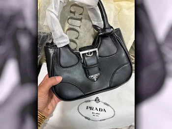 Bags  - Prada  - Black  - Genuine Leather  - For Women