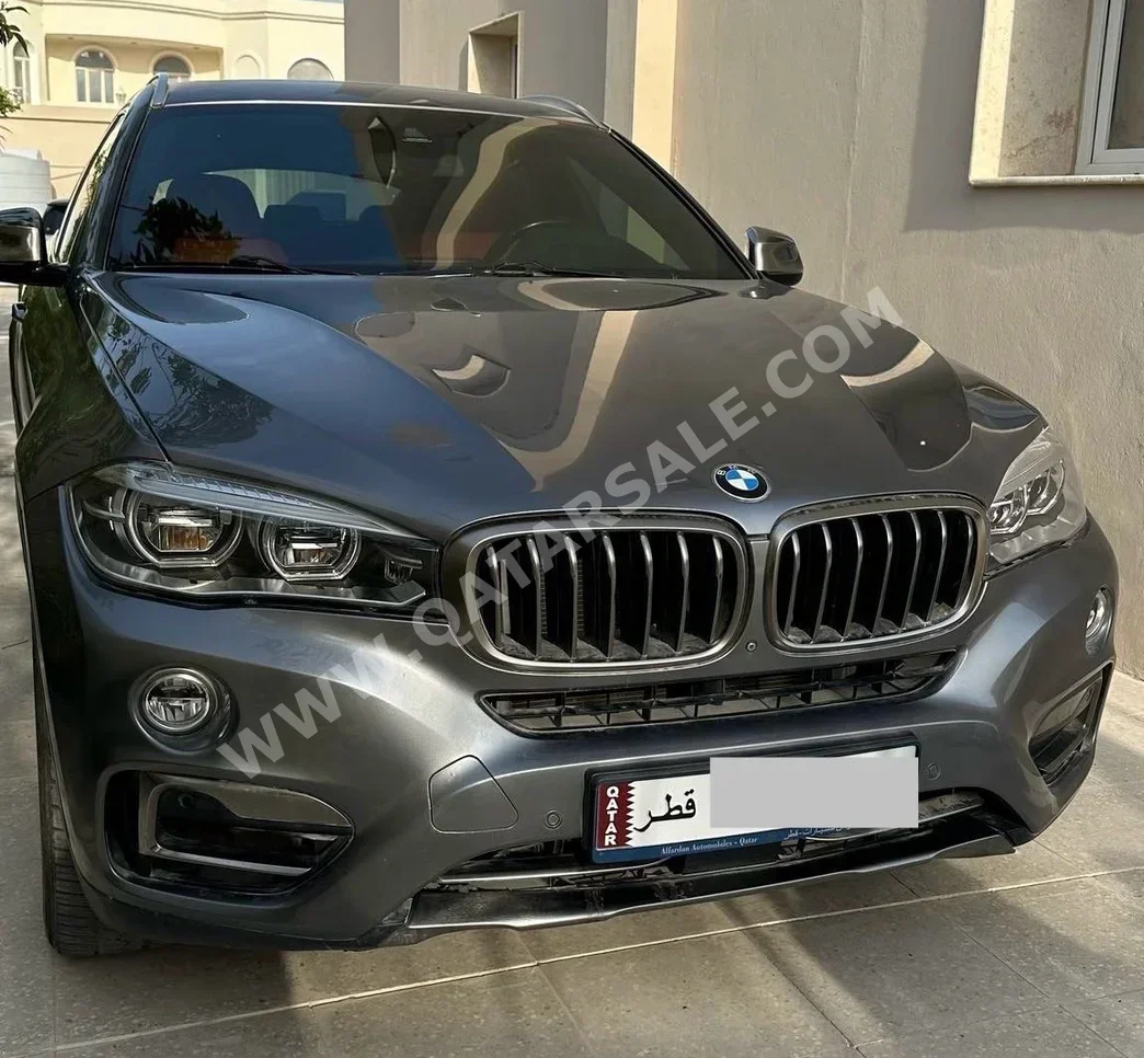 بي ام دبليو  الفئة - اكس  اكس 6  2017  اوتوماتيك  114,000 كم  8 سلندر  دفع رباعي  اس يو في  رمادي ميتالك  تحت الضمان