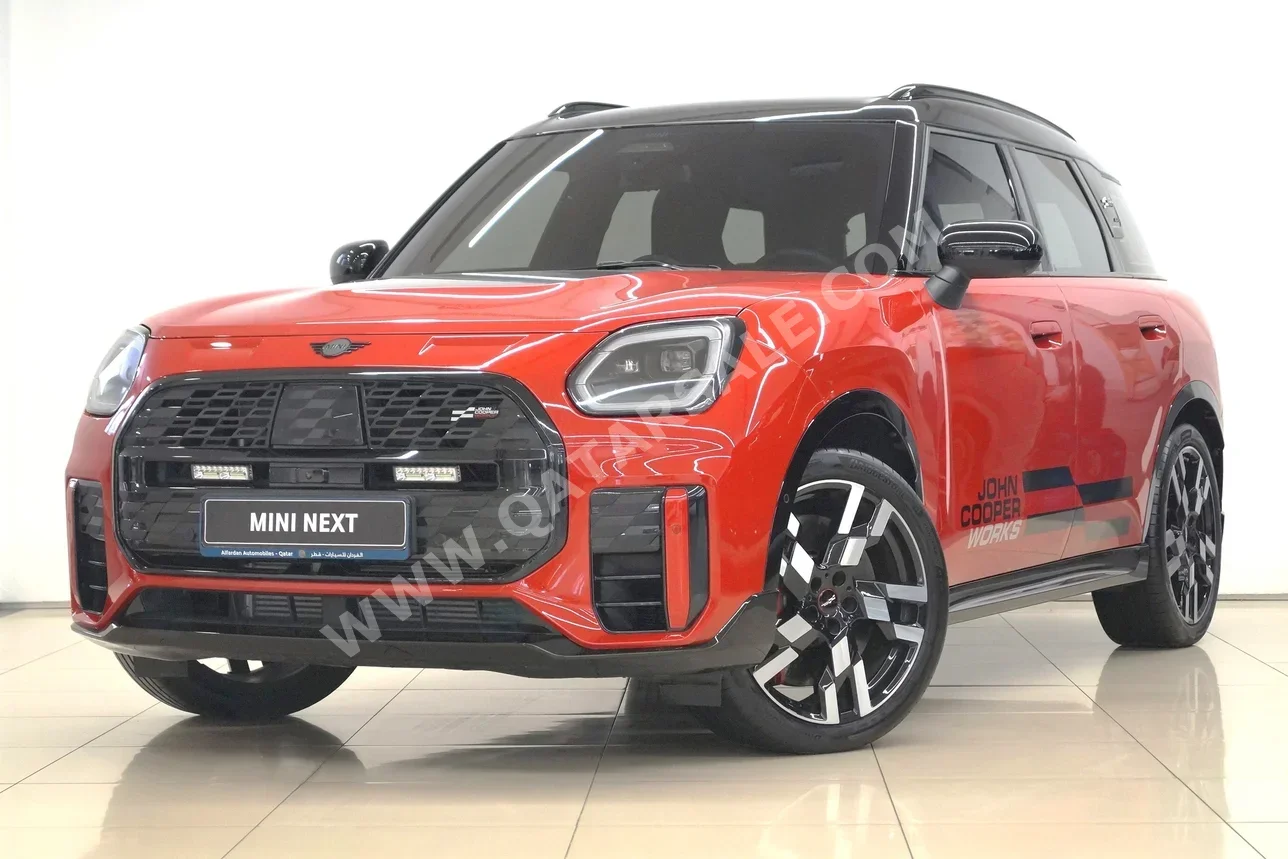 Mini  Cooper  CountryMan JCW  2025  Automatic  6,440 Km  4 Cylinder  All Wheel Drive (AWD)  Hatchback  Red  With Warranty