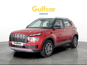 Hyundai  Venue  2023  Automatic  22,399 Km  3 Cylinder  Front Wheel Drive (FWD)  SUV  Red  With Warranty