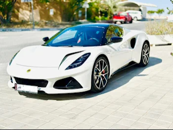 Lotus  Emira  1st Edition  2024  Automatic  2,300 Km  4 Cylinder  Rear Wheel Drive (RWD)  Coupe / Sport  White  With Warranty