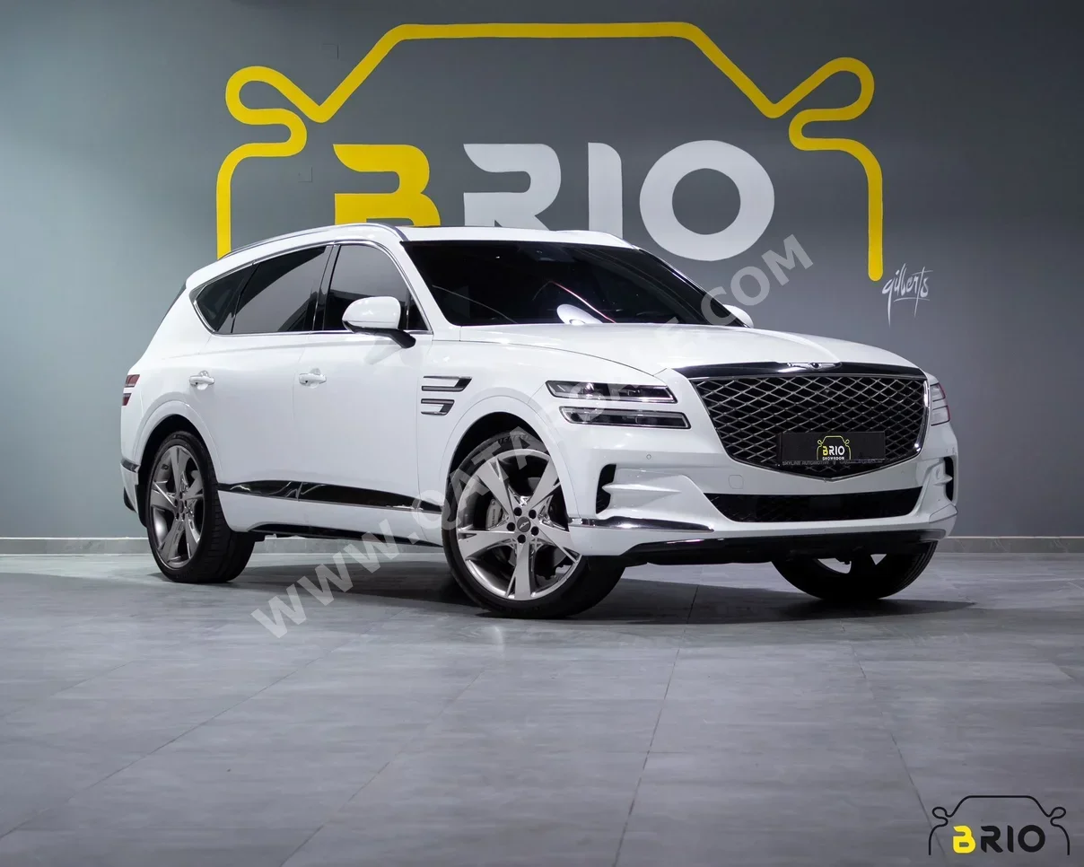 Genesis  GV 80  2021  Automatic  91,000 Km  6 Cylinder  Rear Wheel Drive (RWD)  SUV  White