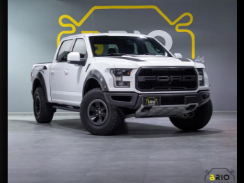 Ford  F  150 Raptor  2017  Automatic  62,000 Km  6 Cylinder  Four Wheel Drive (4WD)  Pick Up  White  With Warranty