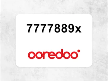 7777889x  جوال اوريدو