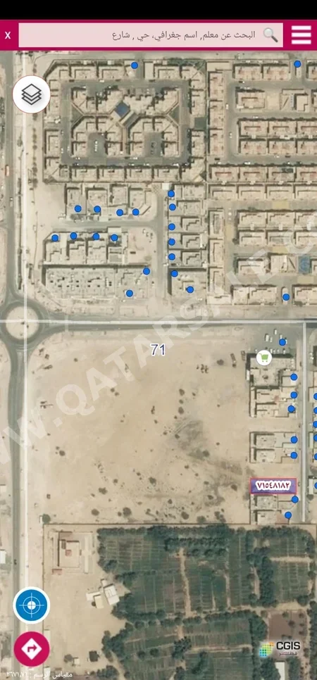Lands For Sale in Al Rayyan  - Umm Al Seneem  -Area Size 1,200 Square Meter