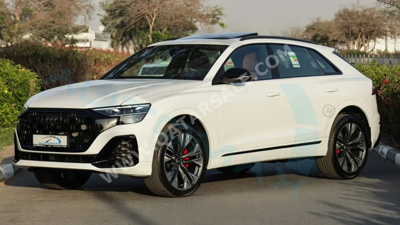 Audi  Q8  S-Line  2025  Automatic  0 Km  6 Cylinder  All Wheel Drive (AWD)  SUV  White  With Warranty