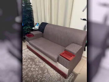 الأرائك والكنب والكراسي طقم كنب  - اللون الرمادي