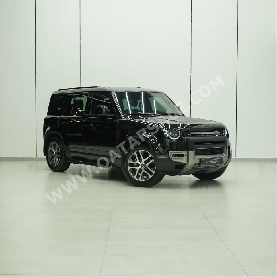 Land Rover Defender 110 SE 2023 Automatic 70,746 Km 4 Cylinder All Wheel Drive (AWD) SUV Black With Warranty