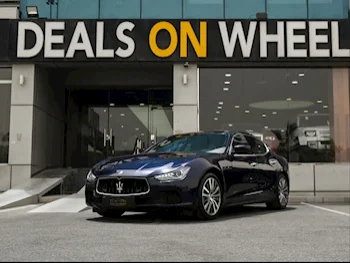 Maserati  Ghibli  2016  Automatic  61,000 Km  6 Cylinder  Rear Wheel Drive (RWD)  Sedan  Dark Blue