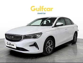 Geely  Emgrand  2024  Automatic  25,510 Km  4 Cylinder  Front Wheel Drive (FWD)  Sedan  White  With Warranty