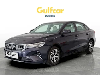 Geely  Emgrand  2024  Automatic  23,392 Km  4 Cylinder  Front Wheel Drive (FWD)  Sedan  Dark Blue  With Warranty