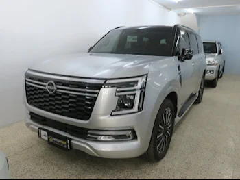 Nissan  Patrol  Platinum turbo  2025  Automatic  2,000 Km  6 Cylinder  Four Wheel Drive (4WD)  SUV  Silver  With Warranty