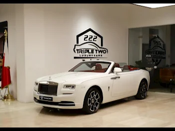Rolls-Royce  Dawn  2017  Automatic  115,300 Km  12 Cylinder  All Wheel Drive (AWD)  Convertible  White