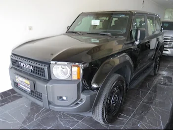 Toyota  Prado  2024  Automatic  26,000 Km  4 Cylinder  Four Wheel Drive (4WD)  SUV  Black  With Warranty