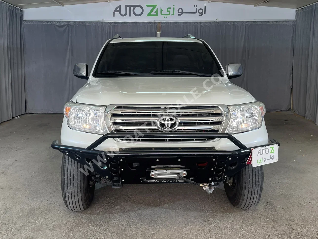 تويوتا  لاند كروزر  جي اكس ار  2008  عادي  203,000 كم  6 سلندر  دفع رباعي  اس يو في  أبيض