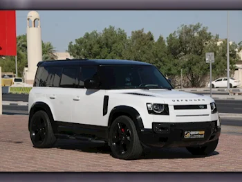 Land Rover  Defender  110 HSE  2022  Automatic  87,000 Km  6 Cylinder  Four Wheel Drive (4WD)  SUV  White  With Warranty