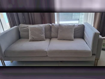 Sofas, Couches & Chairs Sofa Set  - Velvet  - Beige