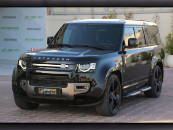 Land Rover  Defender  130  2023  Automatic  44,000 Km  6 Cylinder  Four Wheel Drive (4WD)  SUV  Black  With Warranty