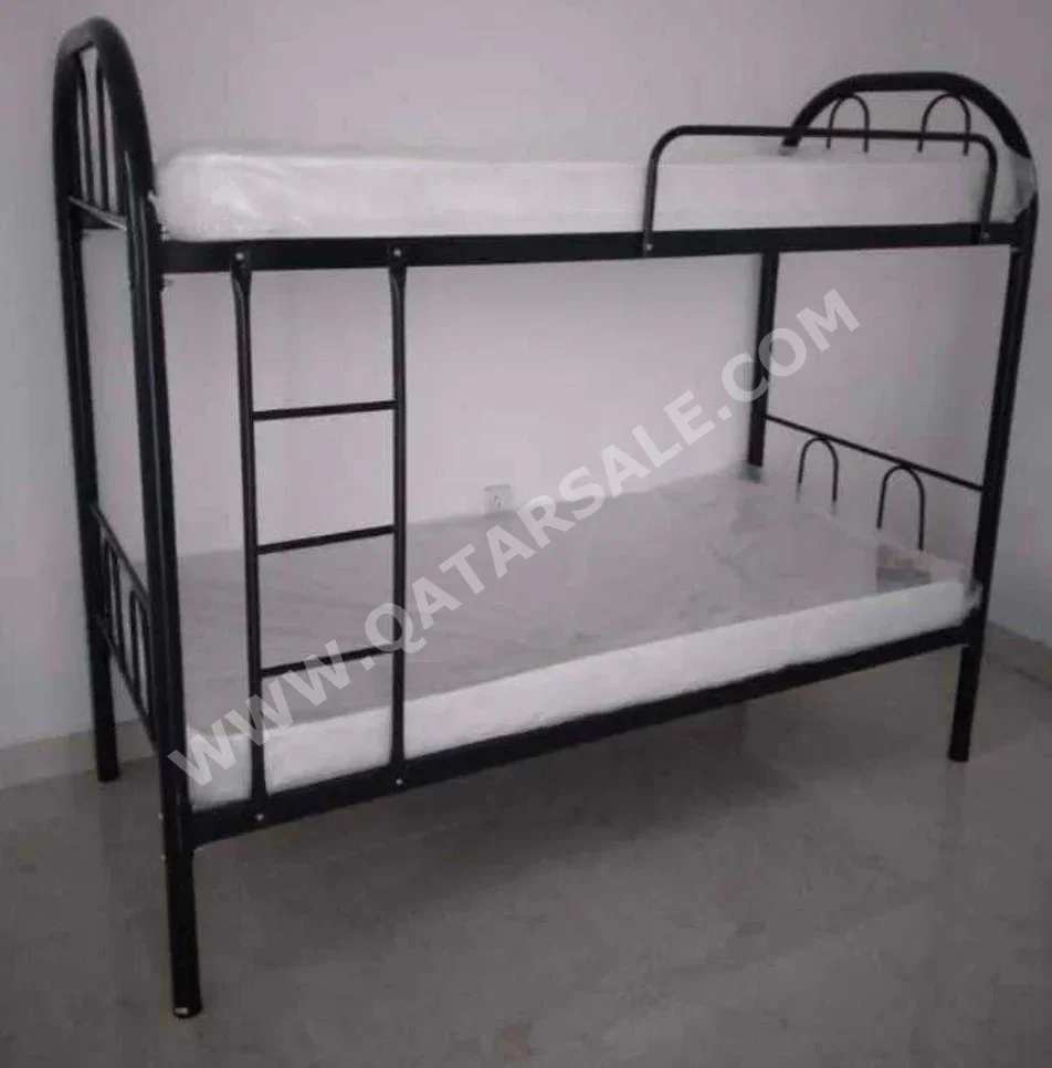 Beds - Double bunk  - Black  - Mattress Included