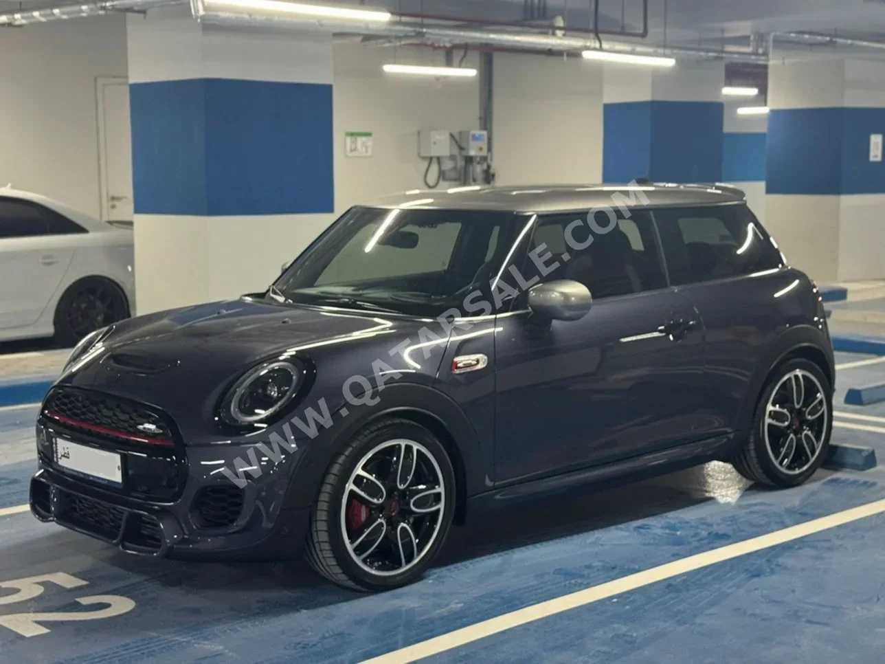 Mini  Cooper  JCW  2021  Automatic  53,000 Km  4 Cylinder  Front Wheel Drive (FWD)  Hatchback  Gray  With Warranty