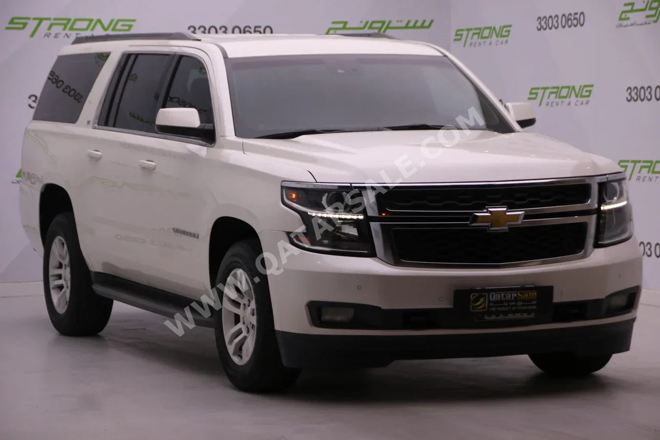 Chevrolet  Suburban  LT  2015  Automatic  274,000 Km  8 Cylinder  Four Wheel Drive (4WD)  SUV  Pearl