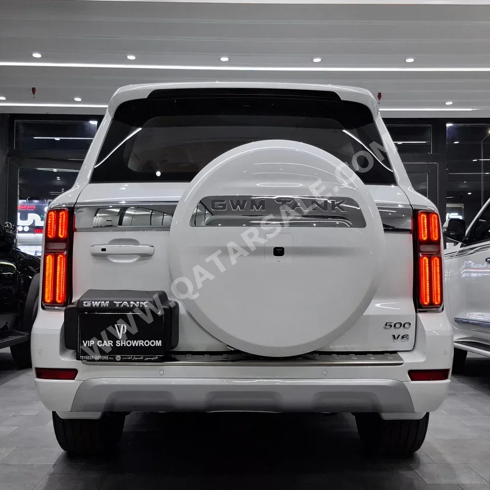 GWM  Tank  500  2025  Automatic  0 Km  6 Cylinder  Four Wheel Drive (4WD)  Pick Up  White  With Warranty