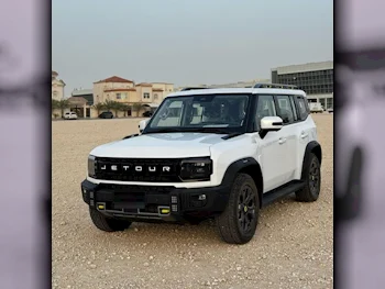 Jetour  T2  Hybrid  2025  Automatic  0 Km  4 Cylinder  Four Wheel Drive (4WD)  SUV  White and Black  With Warranty