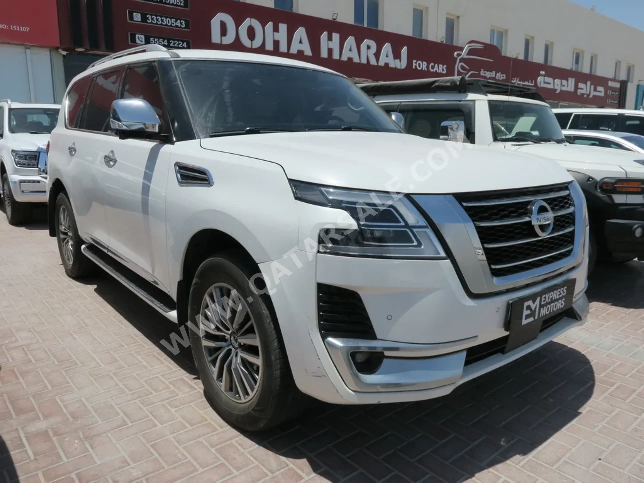 Nissan  Patrol  Platinum  2020  Automatic  116,000 Km  6 Cylinder  Four Wheel Drive (4WD)  SUV  White