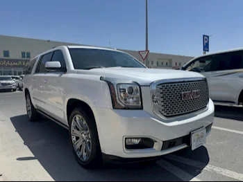 GMC  Yukon  Denali XL  2016  Automatic  126,000 Km  8 Cylinder  Four Wheel Drive (4WD)  SUV  White