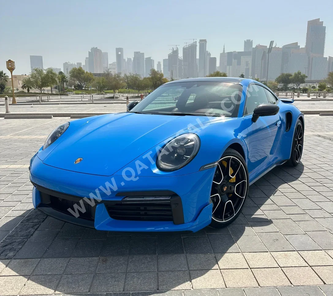 Porsche 911 Turbo S 2023 Automatic 11,000 Km 6 Cylinder Rear Wheel Drive (RWD) Coupe / Sport Blue With Warranty