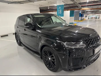 Land Rover  Range Rover  Sport HSE  2018  Automatic  49,000 Km  6 Cylinder  Four Wheel Drive (4WD)  SUV  Black  With Warranty