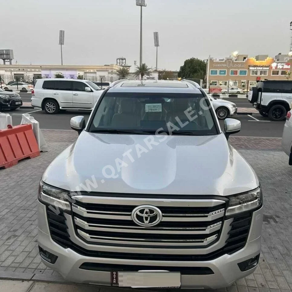 Toyota  Land Cruiser  GXR Twin Turbo  2023  Automatic  42,000 Km  6 Cylinder  All Wheel Drive (AWD)  SUV  Silver  With Warranty