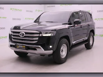 Toyota  Land Cruiser  GXR  2025  Automatic  9,800 Km  6 Cylinder  Four Wheel Drive (4WD)  SUV  Black  With Warranty